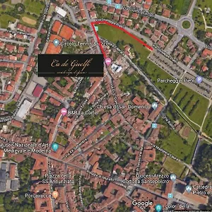 Alojamento de Acomodação e Pequeno-almoço Ca De Guelfi Residenza D'epoca, Arezzo